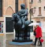 Fernando Botero Uomo cavallo (1999)
