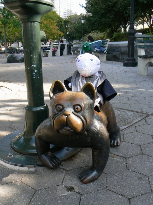 In the Nelson A. Rockefeller Park _ Нью-Йорк