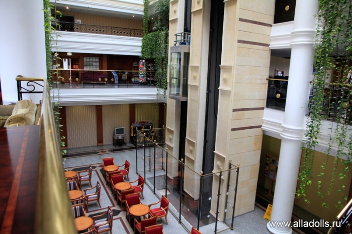 Вид на нижний "нулевой" этаж