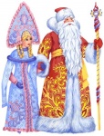 Ded Moroz i Snegurochka