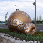 Астана _ Скульптура. Аблочки