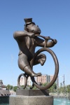 Астана _ Скульптуры фонтана "Цирк"