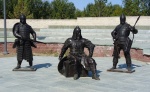 Астана _ Скульптуры в парке Арай