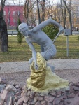Киев _ Скульптура фонтана «Черное море»