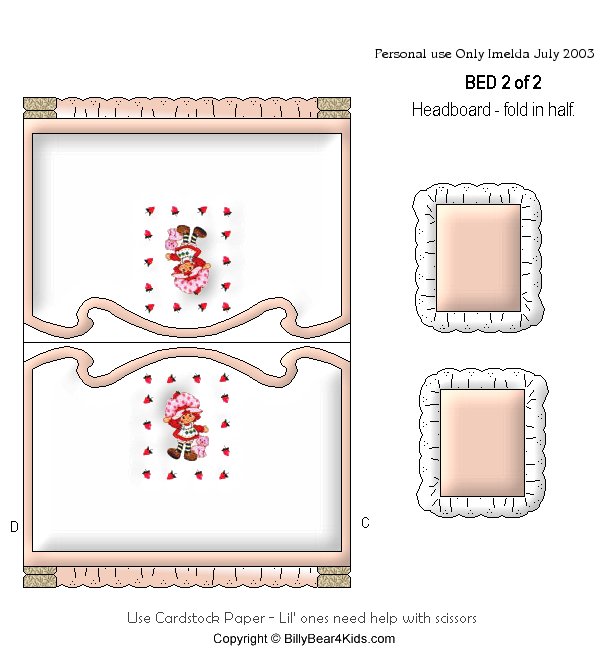 Strawberry Shortcake bed part 2
