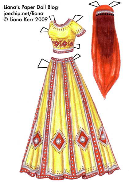 red-and-yellow-raas-outfit-with-mirror-embroidery-and-red-dupatta-tabbed