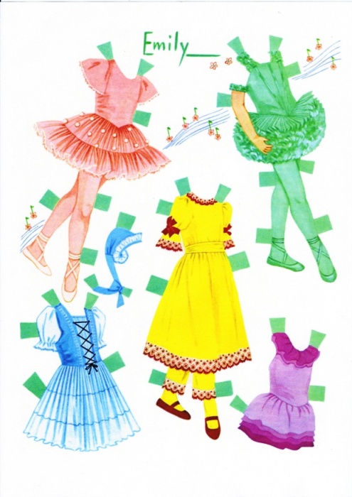 Whitman Ballet Paper Doll 1966 8