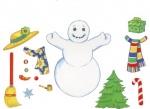 Snowman and clothes _ paperdolls