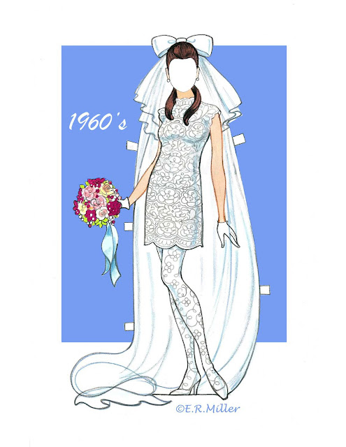 Bride Paper doll by Eileen Rudisill Miller3