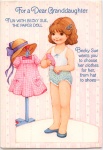 BECKY SUE PAPER DOLL GREETING CARD
