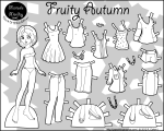 printable-paper-doll-fruity-autumn-BW