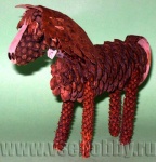 Конь Сивка - Бурка из природного материала