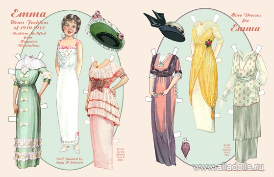 EMMA, Fashions of 1910-12 by Judy M Johnson