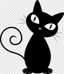 black-cat-drawing-silhouette-cat