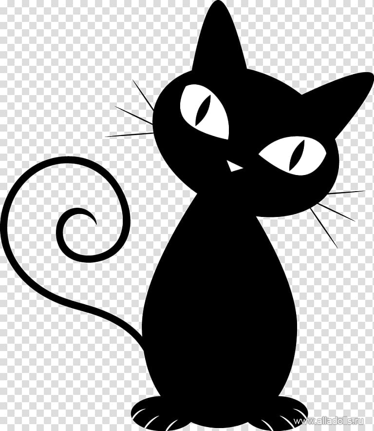 black-cat-drawing-silhouette-cat