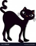 funny-black-cat-icon-vector-18378597