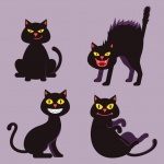 pngtree-black-cat-halloween-cartoon-character-collection-set-png-image_1729450