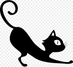transparent-black-cat-halloween-cat-5df6a65c65fed4.4947658015764455324178