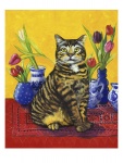 isy-ochoa-cat-and-tulips-ii-chat-tulipes-ii