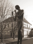 Скульптура во дворе Педагогического колледжа