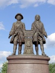Памятник Основателям Екатеринбурга - Татищеву и де Геннину.