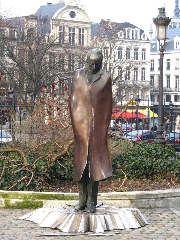 Брюссель, Бельгия _Памятник композитору Беле Бартоку