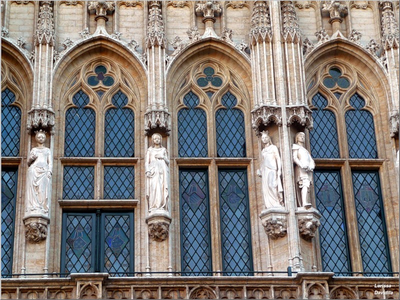 Брюссель, Бельгия _ На здании Ратуши