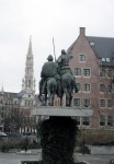 Брюссель _ Памятник Дон Кихоту и Санчо Панса (фото сздади)