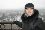 Вид на Париж с высоты второй платформы Эйфелевой башни