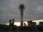 Астана_Байтерек вечером