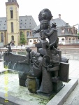 Франкфурт-на-Майне, Германия _Скульптура-фонтан