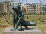 г .Чанчунь, Китай . Парковая скульптура