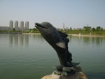 г .Чанчунь, Китай. Парковая скульптура
