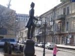 Одесса _ Памятник Иосифу Де Рибасу ( другой ракурс)