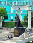 Москва _ Памятник императору Александру II около Храма Христа Спасителя