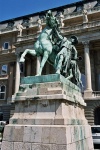 Будапешт _ Скульптура хортобадьского ковбоя у королевского дворца