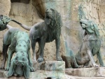 Будапешт _ Скульптуры фонтана Матиаша (фрагмент)