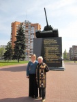 Я с мамой на площади Победы