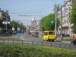 Вид на железнодорожный вокзал со стороны площади Победы