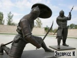 Астана, Казахстан _ Скульптуры в парке Арай