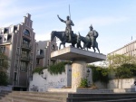 Брюссель _ Памятник Дон Кихоту и Санчо Панса