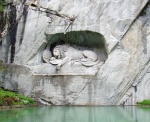 Памятник "Умирающий лев" _ Люцерн, Швейцария