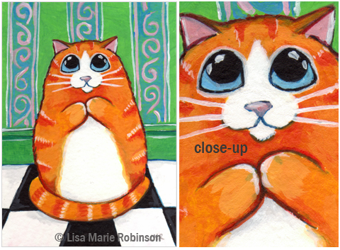 Cat_ACEO_Matryoshka