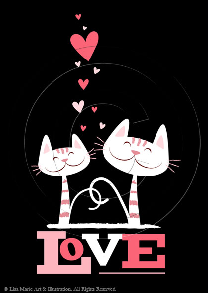 illustration_cats-in-love